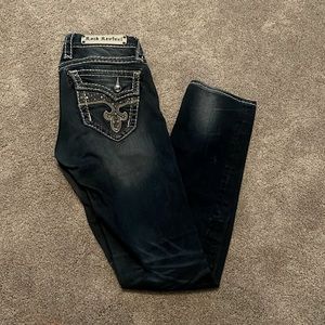 Womens rock revivial straight jeans